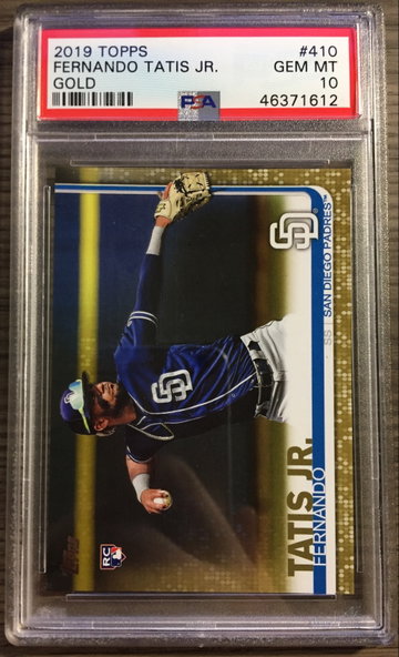 Fernando Tatis Jr 2019 Topps Gold PSA 10