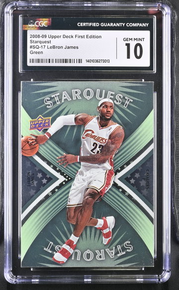2008-09 STAR LEBRON JAMES FIRST EDITION STARQUEST #SQ-17 CGC 10 BK.A2.16R