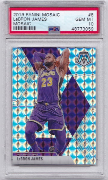 2019 LeBron James Mosaic Mosaic PSA 10