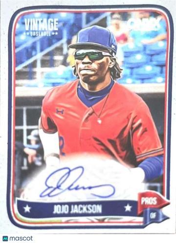 2024 Onyx Vintage - Autographs Jojo Jackson #VAJOJA