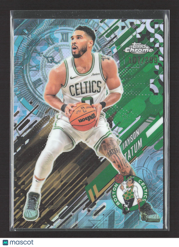 2025 Topps Chrome Go Time Jayson Tatum #GT-3 Green /299