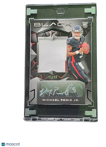 2024 Panini Black Michael Penix Jr. #201 /99 Patch RC Memorabilia