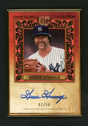 2025 Topps Gilded #HAFA-GG Goose Gossage Auto /50