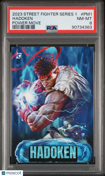 2023 Cardsmiths Street Fighter Series 1 Power Moves Hadoken #PM1 PSA 8