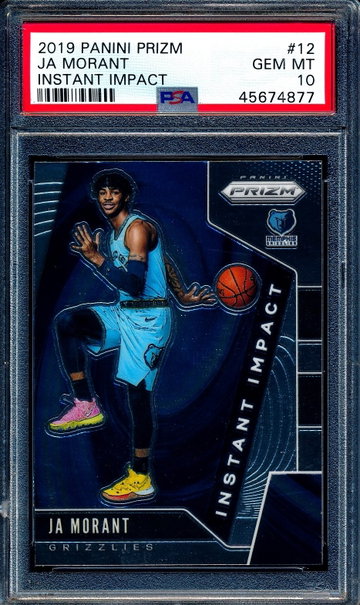Ja Morant 2019-20 Panini Prizm Instant Impact PSA 10