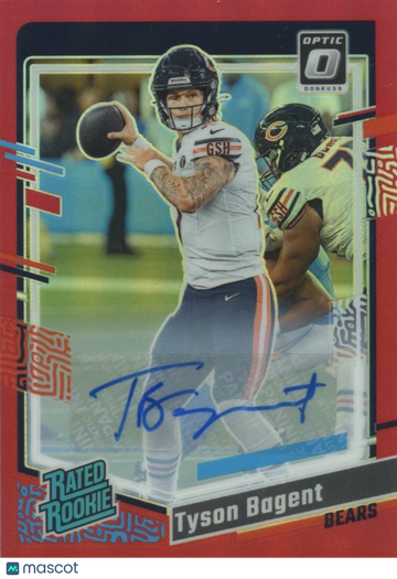 Tyson Bagent 2023 Rookie Optic Donruss Chicago Bears