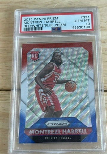 2015 Panini Prizm Red White & Blue Montrezl Harrell PSA 10 RC GEM MINT Rookie