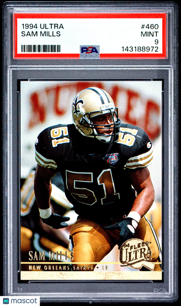 1994 Ultra Sam Mills #460 PSA 9
