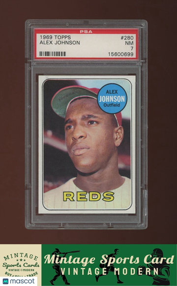 1969 Topps Alex Johnson #280 PSA 7