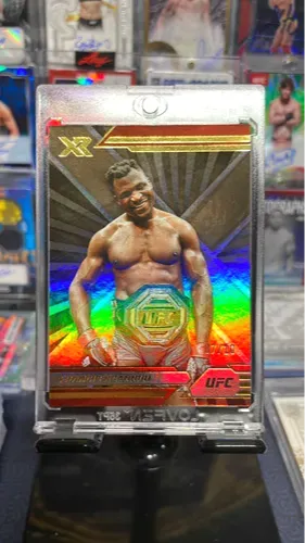 2022 Panini Chronicles XR Francis Ngannou Gold /10