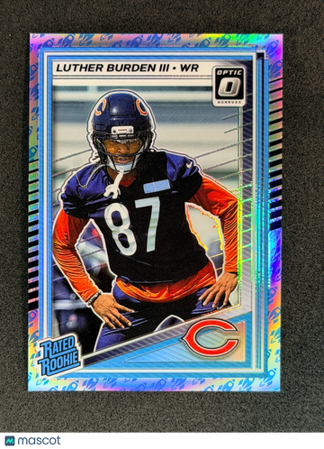2025 Donruss Optic Luther Burden III #275 Rocket RC Chicago Bears