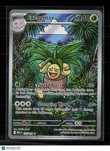 Pokemon 2025 Mega Evolution Exeggutor #135/132