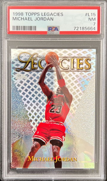 1998 Topps Legacies Michael Jordan PSA 7