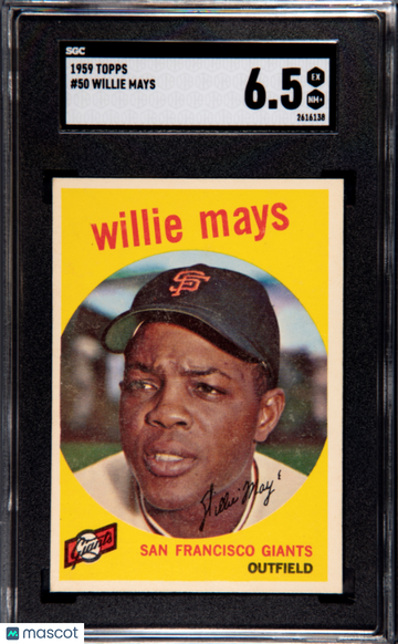1959 Topps Willie Mays #50 SGC 6.5