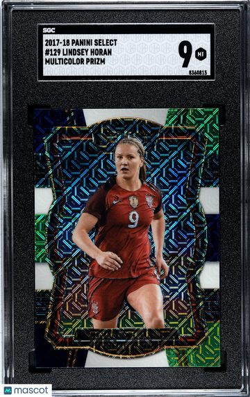 2017-18 Panini Select Lindsey Horan Rookie SGC 9