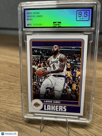 2023-24 Hoops LeBron James #290 MPE 9.5 Los Angeles Lakers