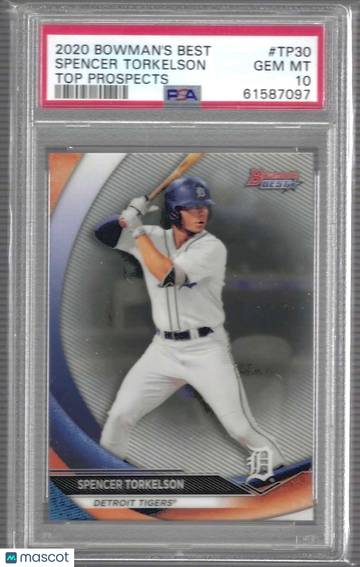 2020 Bowman's Best Top Prospects Spencer Torkelson #TP30 PSA 10