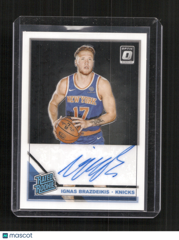 2019 panini Donruss optic Ignas Brazdeikis #173