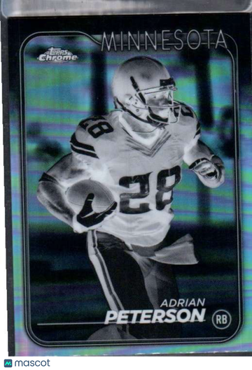 2024 Topps Chrome - Negative Refractor Adrian Peterson #113