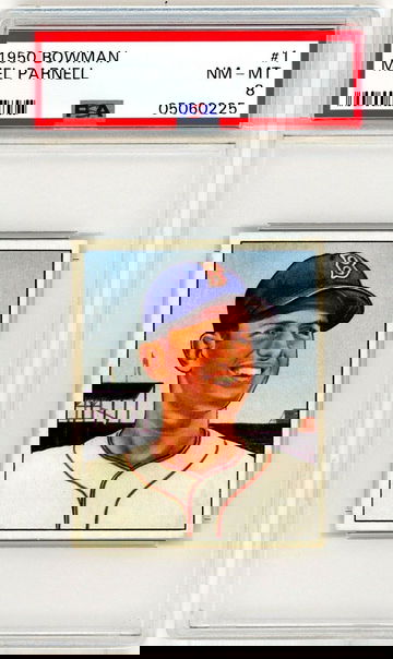 1950 Bowman Mel Parnell #1 PSA 8 P1260