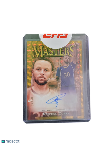 2024 Topps Finest Basketball Masters Stephen Curry #MA-SC Gold Refractor /50