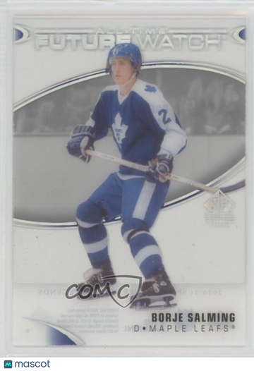 2020-21 Upper Deck SP Signature Edition Legends Borje Salming #417 Acetate Parallel/Variety Base Set