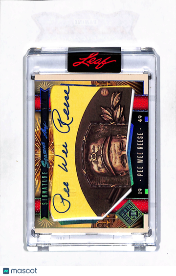 2025 Leaf Signature Seasons Pee Wee Reese #CSS-20 Cut Signature Auto