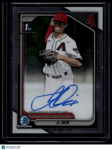 2024 Bowman Draft JD Dix #CPA-JD Chrome Prospect Autographs AU
