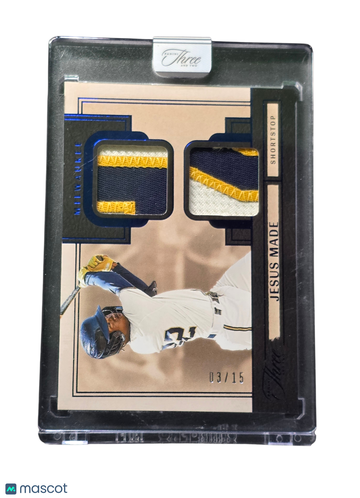 2025 Panini Three and Two Jesus Made #PDJ-JM /15 Dual Jersey Relic Patch