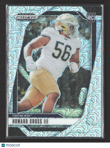 2025 Panini Prizm Draft Picks Howard Cross III #104 Silver RC 23/25