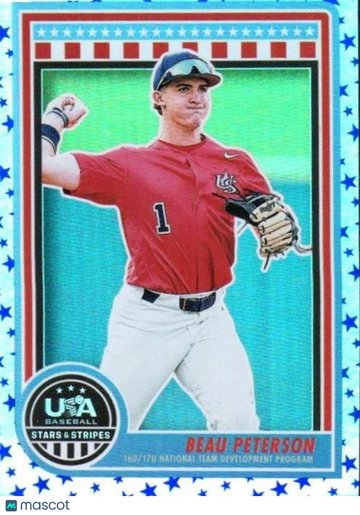 2025 Panini Stars and Stripes USA Baseball Malachi Witherspoon #13 Stars