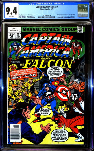 Captain America #217 🔥 1st appearance Quasar (Marvel Man) 🔥 CGC 9.4 News - WP