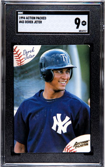 Derek Jeter 1994 Action Packed #43 SGC 9