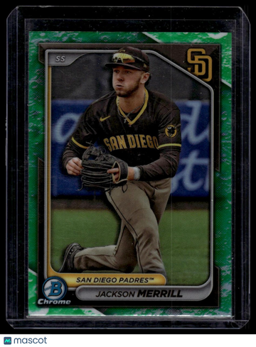 2024 Bowman Jackson Merrill #BCP-145 Chrome Prospects Lunar Glow Refractors