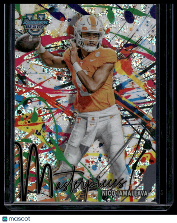 2024 Bowman University Best Nico Iamaleava #BM-12 Bowman Masterpieces Speckle Refractor