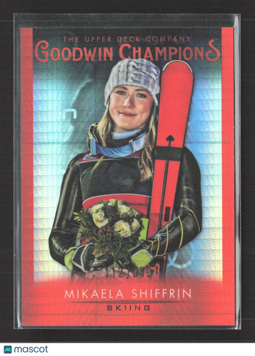 2021 Upper Deck Goodwin Champions Mikaela Shiffrin #44 Red