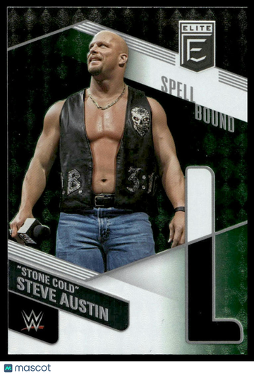 2023 Donruss Elite WWE Stone Cold" Steve Austin #22 Spellbound Green