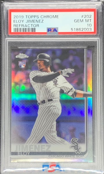 2019 Topps Chrome Eloy Jimenez Rookie Refractor PSA 10 Gem Mint
