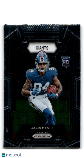 2023 Panini Prizm Jalin Hyatt #378 Rookie New York Giants