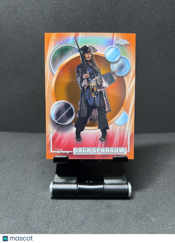 2026 CHROME DISNEY JACK SPARROW TRUE ORANGE REFRACTOR /25