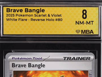 2025 Pokemon Scarlet & Violet White Flare Brave Bangle Reverse Holo MBA 8 #80