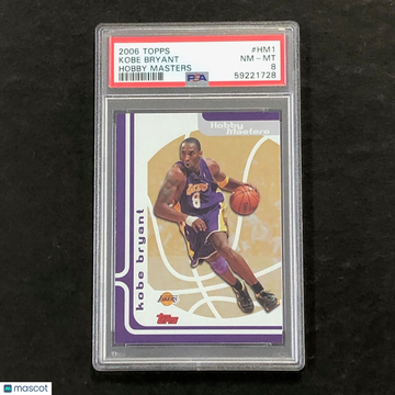 2006 Topps Hobby Masters Kobe Bryant #HM1 Hobby Masters PSA 8