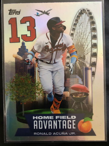 Topps Ronald Acuña Jr Home field advantage 