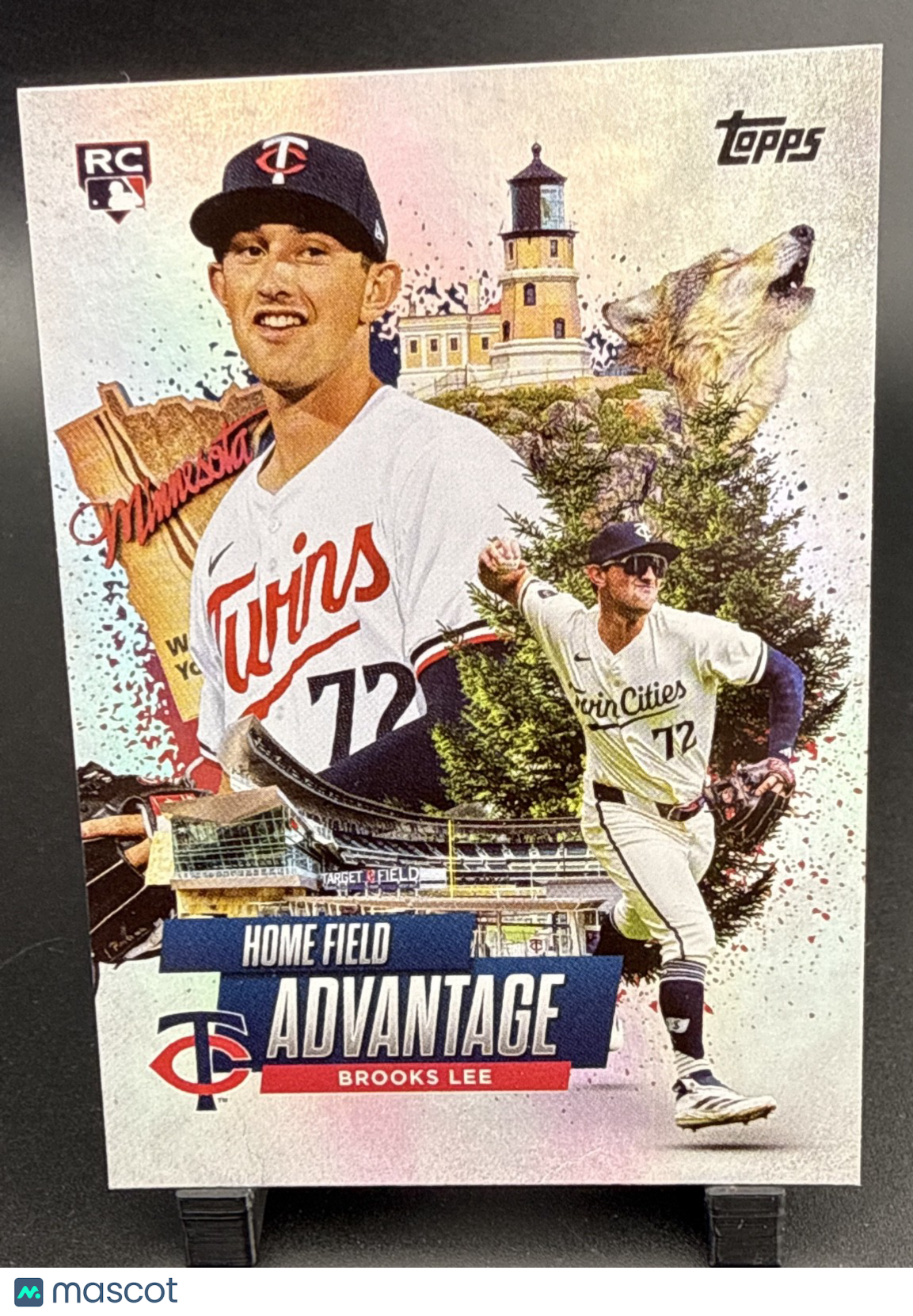 2025 Topps Series 1 Home Field Advantage HA-12 Rookie Brooks Lee Twins ...