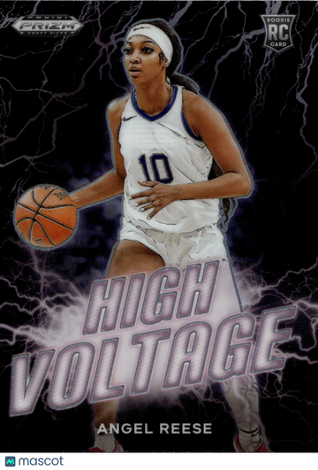 2024 Panini Prizm Draft Picks Angel Reese #9 High Voltage Prizm RC