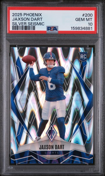 2025 Phoenix Silver Seismic Jaxson Dart #200 PSA 10