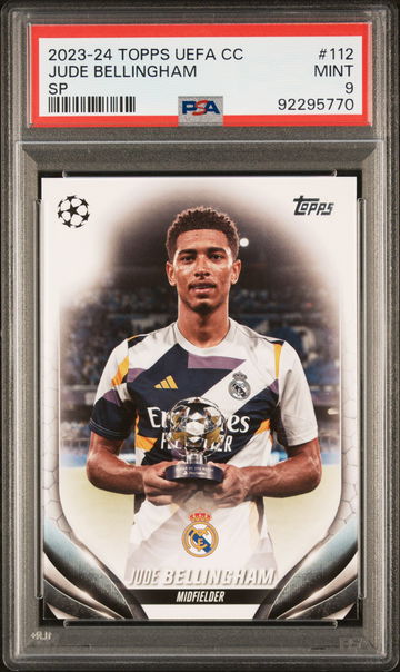 2023-24 TOPPS JUDE BELLINGHAM UEFA CLUB COMPETITIONS SP #112 PSA 9