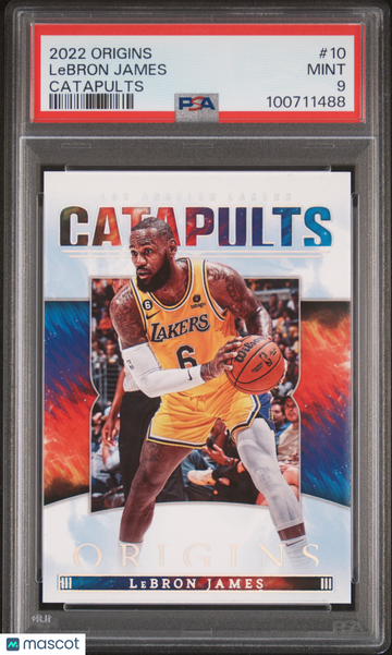 2022 Panini Origins Catapults LeBron James #10 PSA 9