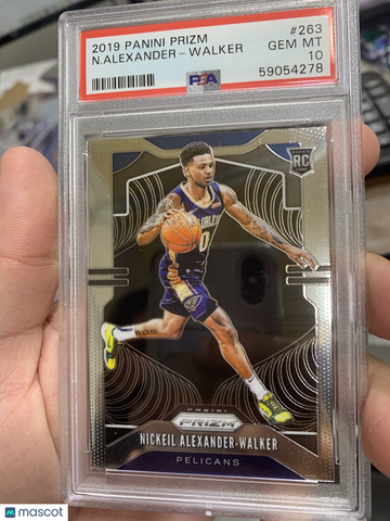 2019 Panini Prizm N. Alexander-Walker #263 PSA 10
