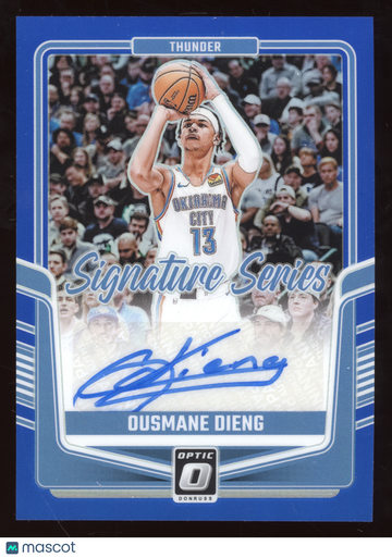 2024 Donruss Optic Signature Series Ousmane Dieng #SS-OUS Blue /25
